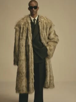 Fear Of God Satin Wool Double Breasted Blazer -Fearless Fashion House 0001 LOOK50