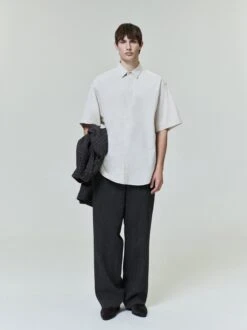 Fear Of God Cotton Wool Oxford Classic Short Sleeve Shirt