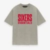 Essentials Sixers Tee -Fearless Fashion House 125AL244200F ESSENTIALS TEE SIXERS WARM HEATHER 1