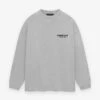 Essentials Jersey Long SleeveT-Shirt 1 Essentials Jersey Long SleeveT-Shirt -Fearless Fashion House 125HO244378F JERSEYLONGSLEEVET SHIRT LIGHTHEATHERGRAY 1