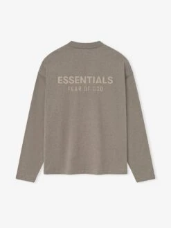 Essentials Classic Long Sleeve Tee -Fearless Fashion House 125SP254200F CLASSIC FIT LS TEE HOMESTEAD HEATHER 2