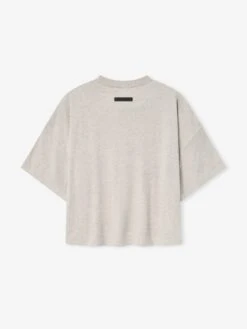 Essentials Womens Boxy Tee -Fearless Fashion House 125SP255890FW WOMENS BOXY TEE HEATHER STONE 2