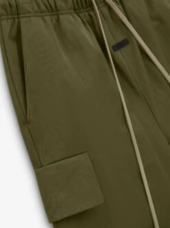Essentials Textured Nylon Field Pant -Fearless Fashion House 130BT244805F TEXTURED NYLON FIELD PANT MILITARY 3