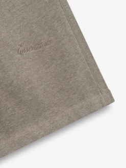 Essentials Relaxed Fleece Sweatshort With Piping -Fearless Fashion House 160SP254550F BASKETBALL FLEECE SHORT HOMESTEAD HEATHER TONAL PIPING 3