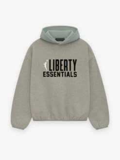 Essentials Liberty Hoodie 7 Essentials Liberty Hoodie -Fearless Fashion House 192AL246307F LIBERTY ESSENTIALS HOODIE WARM HEATHER 1