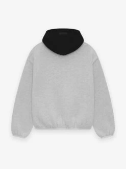 Essentials Aces Hoodie -Fearless Fashion House 192AL246603F ACES HOODIE LIGHT HEATHER BLACK 2