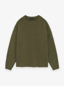 Essentials Heavy Waffle Crewneck Sweater