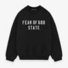 Essentials Heavy Fleece Crewneck -Fearless Fashion House 192BT246230F HEAVY FLEECE CREWNECK BLACK 1