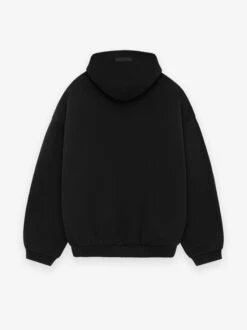 Essentials Fleece Hoodie -Fearless Fashion House 192BT246250F FLEECEHOODIE BLACK FLEECE 2