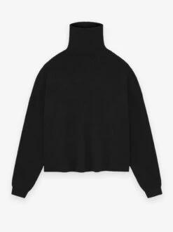 Essentials Womens Waffle Turtleneck