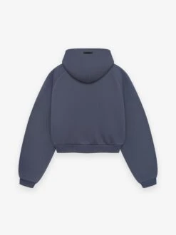Essentials Women's Fleece Cropped Hoodie -Fearless Fashion House 192HO247354FW FLEECECROPPEDHOODIE MARINE 2