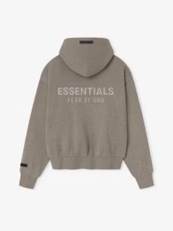 Essentials Classic Fleece Zip-Up Hoodie -Fearless Fashion House 192SP254780F CLASSIC FIT ZIP UP HOODIE HOMESTEAD HEATHER 2
