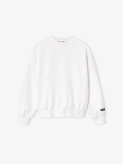 Essentials Womens Classic Fleece Crewneck -Fearless Fashion House 192SP255550FW WOMENS CLASSIC FIT CREWNECK CLOUD WHITE 1