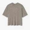 Essentials Merino Short Sleeve Sweater -Fearless Fashion House 192SP256480F MERINO SHORT SLEEVE TEE HOMESTEAD HEATHER 1
