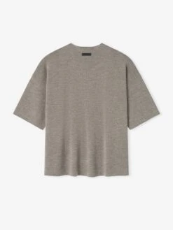 Essentials Merino Short Sleeve Sweater -Fearless Fashion House 192SP256480F MERINO SHORT SLEEVE TEE HOMESTEAD HEATHER 2