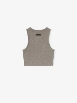 Essentials Womens Soft Rib Knit Sport Tank -Fearless Fashion House 192SP257690FW SOFT RIB SPORT TANK HOMESTEAD HEATHER 2