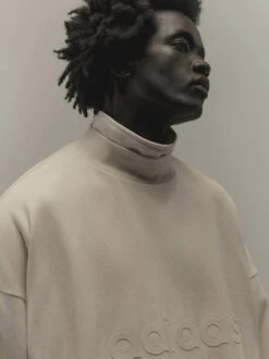 Heavy Jersey 3/4 Mock Tee