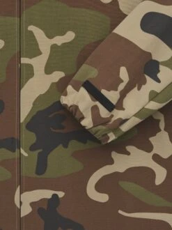 Essentials Military Nylon Trench Jacket -Fearless Fashion House 202BT246408F MILITARY NYLON TRENCH JACKET WOODLAND CAMO 4