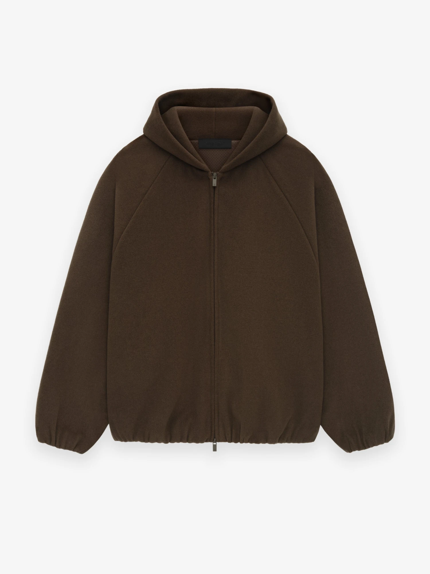 Essentials Brushed Hooded Bomber 5 Essentials Brushed Hooded Bomber - Image 3