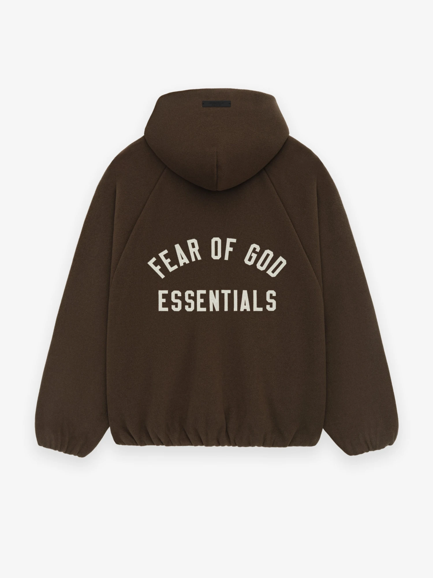 Essentials Brushed Hooded Bomber 4 Essentials Brushed Hooded Bomber - Image 2