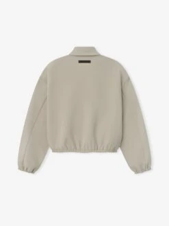 Essentials Bonded Canvas Jacket 12 Essentials Bonded Canvas Jacket -Fearless Fashion House 202SP258060F BONDED CANVAS ZIP UP JACKET TIMBER 2 c799b41b 3915 4843 b90a bef742351c97