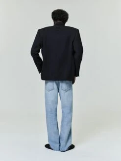 Fear Of God Satin Wool Double Breasted Blazer