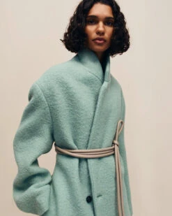 Fear Of God Boiled Wool Double Breasted Overcoat -Fearless Fashion House 240111 FEAROFGOD S01 044 CROP V1