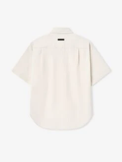 Fear Of God Cotton Wool Oxford Classic Short Sleeve Shirt -Fearless Fashion House ClassicSsShirt FG25FW60 608OXF 120 Ivory 2