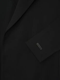 Fear Of God Satin Wool Double Breasted Blazer -Fearless Fashion House DoubleBreastedBlazer FG25FW62 622WSA 001 Black 3