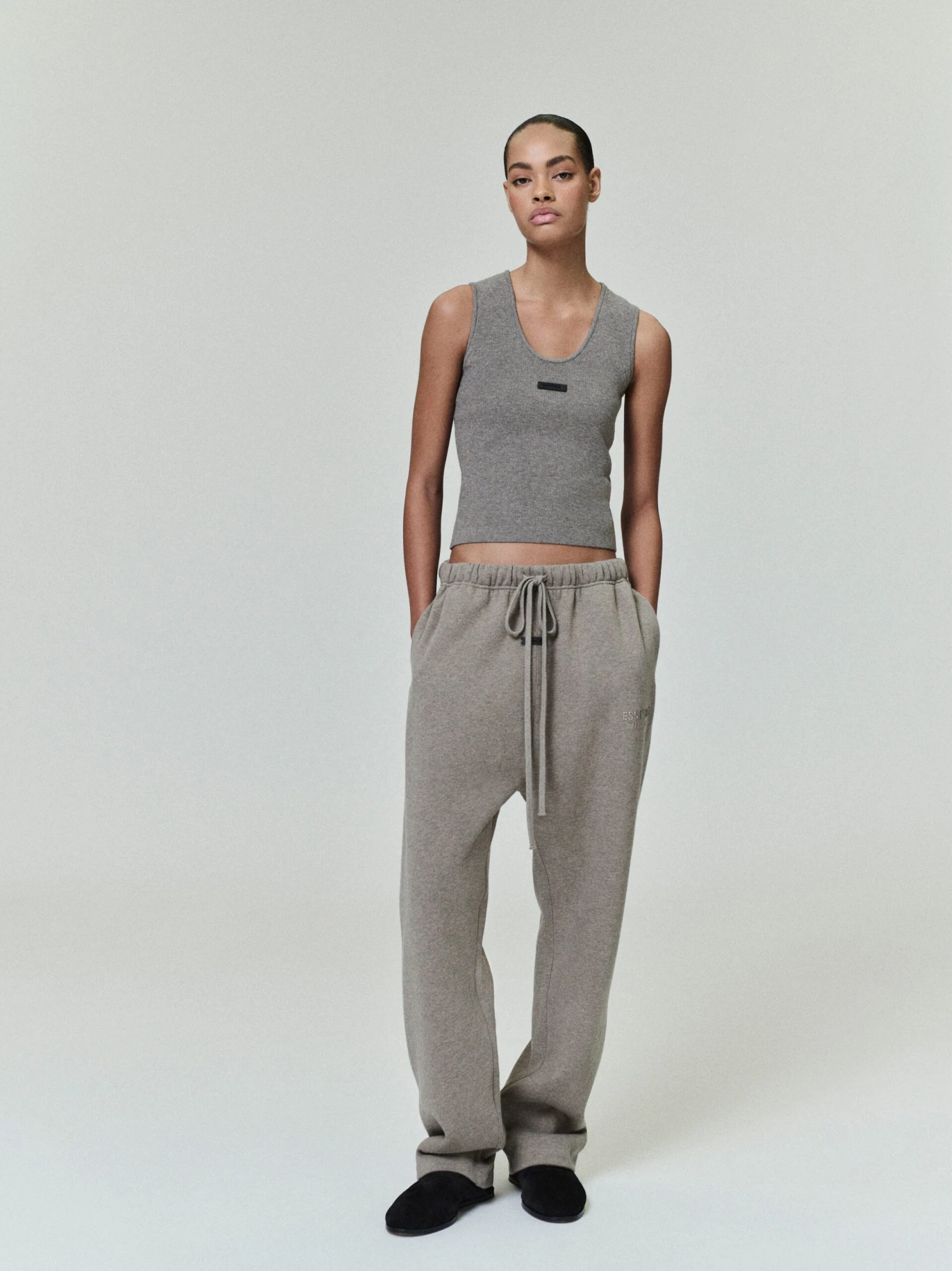 Essentials Womens Soft Rib Knit Tank 4 Essentials Womens Soft Rib Knit Tank - Image 2