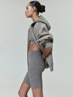 Essentials Classic Fleece Zip-Up Hoodie -Fearless Fashion House ED1SP25 M7 WOMENS 3049