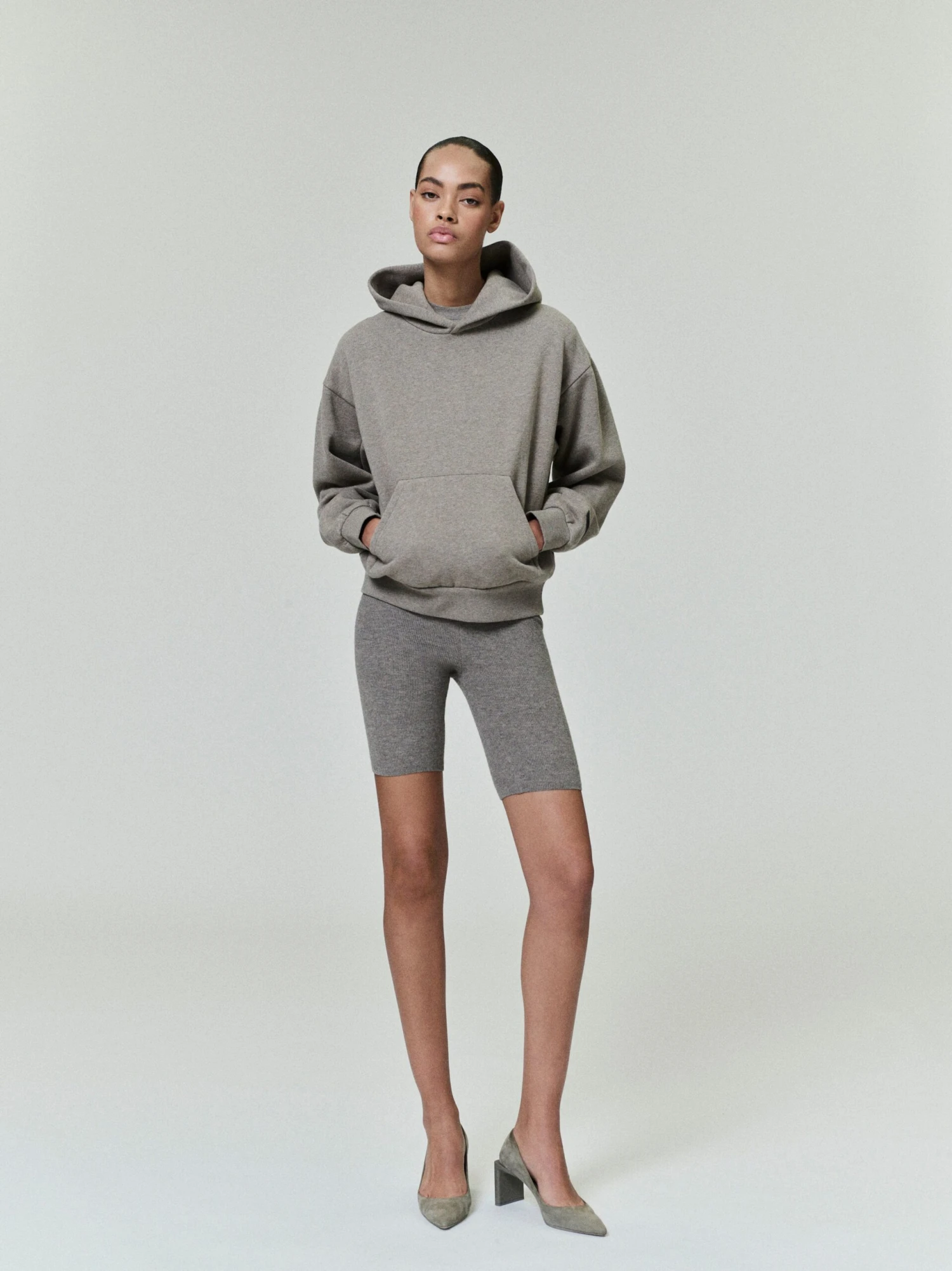 Essentials Womens Classic Fleece Hoodie 4 Essentials Womens Classic Fleece Hoodie - Image 2