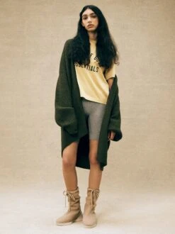 Essentials Womens Waffle Biker Short -Fearless Fashion House ESSENTIALS FA24 L37 2153 V3 3 4Crop 81a04198 2c2e 4242 a686 f44f0a766ae5