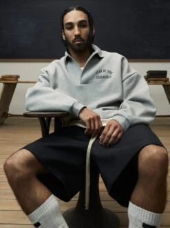 Essentials Fleece Polo -Fearless Fashion House ESS PDP CROPS 0063 ESSENTIALS FA24 D1 L2 0352 V2