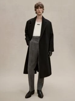 Fear Of God Melton Wool Overcoat