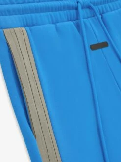 Heavy Fleece Stripe Sweatpant -Fearless Fashion House F23FOGA31 HEAVY COTTON FLEECE SWEATPANTS BLUE RUSH CLAY 4