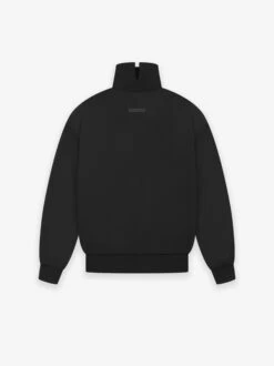 Womens Tricot Mockneck -Fearless Fashion House F23FOGAW09 FOGA WOMENS MOCK NECK PULLOVER BLACK 2