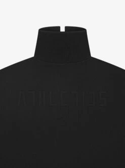 Womens Tricot Mockneck -Fearless Fashion House F23FOGAW09 FOGA WOMENS MOCK NECK PULLOVER BLACK 3