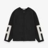 Fear Of God Merino Full Zip Sweater -Fearless Fashion House FG24FW20 0172MER FULL ZIP SWEATER MELANGE BLACK 1
