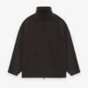 Fear Of God Heavy Ottoman Full Zip Sweater -Fearless Fashion House FG24FW20 710MER HEAVY OTTOMAN FULL ZIP HIGH NECK SWEATER WOOD 1
