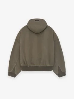 Fear Of God Double Wool Cashmere Hooded Bomber -Fearless Fashion House FG24FW30 605DOC HOODED BOMBER WOOD 2