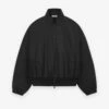 Fear Of God Nylon Vented Track Jacket -Fearless Fashion House FG24FW30 618PON HIGH NECK VENTED TRACK JACKET BLACK 1
