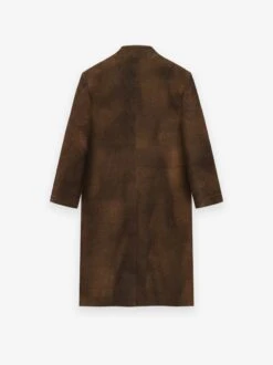 Fear Of God Leather Lapelless Coat -Fearless Fashion House FG24FW30 6241NUB LEATHER LAPELLESS COAT MOCHA 2