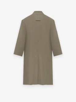 Fear Of God Melton Wool Lapelless Coat -Fearless Fashion House FG24FW30 624MEL LAPELLESS COAT WOOD 3