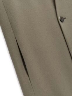 Fear Of God Melton Wool Lapelless Coat -Fearless Fashion House FG24FW30 624MEL LAPELLESS COAT WOOD 4