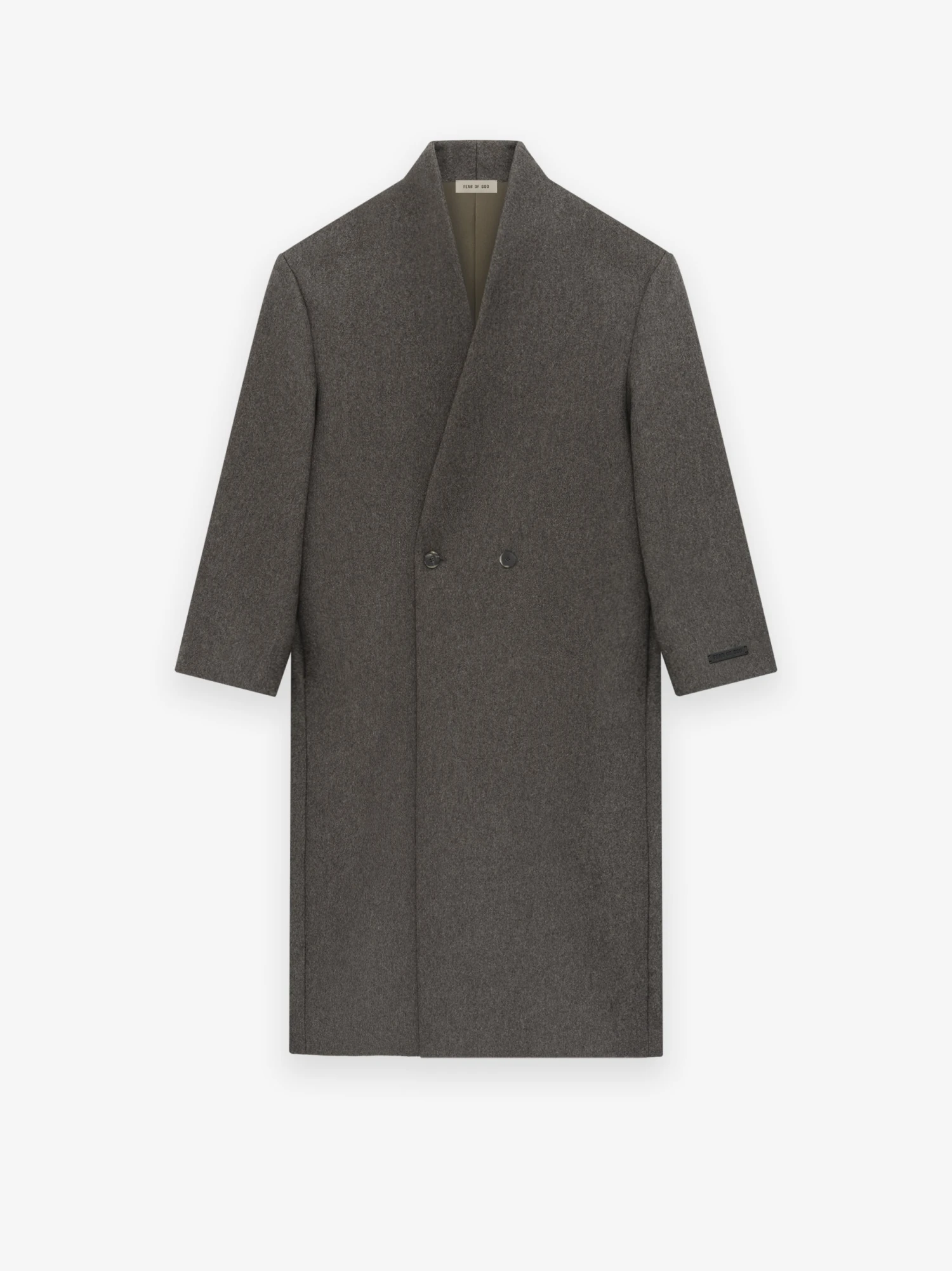 Fear Of God Military Wool Lapelless Coat 4 Fear Of God Military Wool Lapelless Coat - Image 2