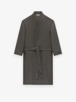 Fear Of God Military Wool Lapelless Coat 9 Fear Of God Military Wool Lapelless Coat -Fearless Fashion House FG24FW30 624MIW LAPELLESS COAT DARK OLIVE 2