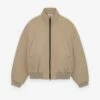 Fear Of God Weighted Twill Bomber -Fearless Fashion House FG24FW30 638WCT HIGH NECK BOMBER DUNE 1 d35a585e 53a4 461d b5e8 d6e781229765