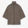Fear Of God Boiled Wool Short Sleeve Jacket 1 Fear Of God Boiled Wool Short Sleeve Jacket -Fearless Fashion House FG24FW30 6392BOW HIGH NECK SHORT SLEEVE JACKET WOOD 1 5f84d0dc d655 49c2 83fb a919fe97413e