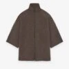 Fear Of God Brushed Wool Cashmere Short Sleeve Jacket -Fearless Fashion House FG24FW30 639DWC HIGH NECK SHORT SLEEVE JACKET MOCHA 1 c2567d45 59d7 4c3b 8ca7 eb32c00429cf
